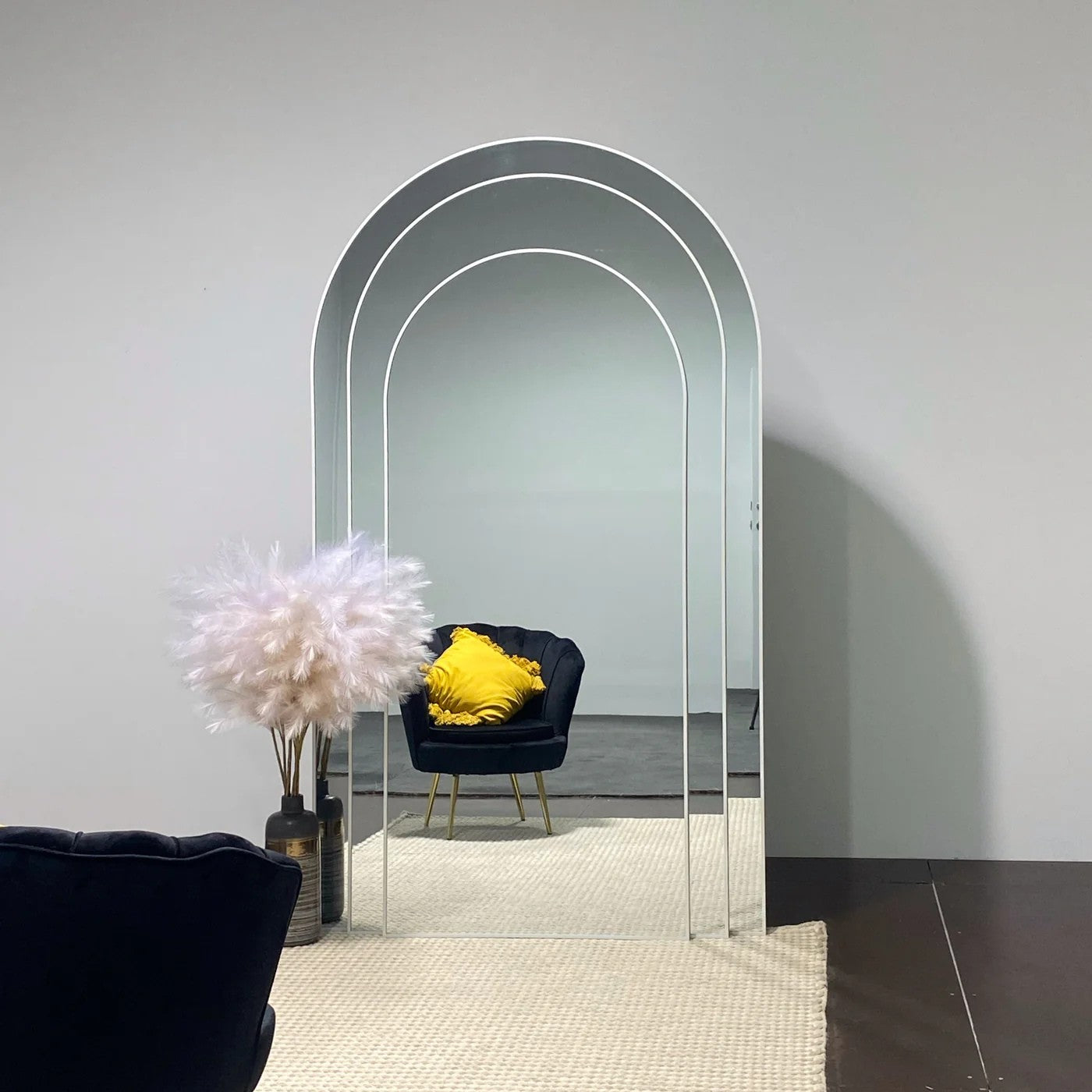 Clover Arch Mirror Minimalist Metal Frame