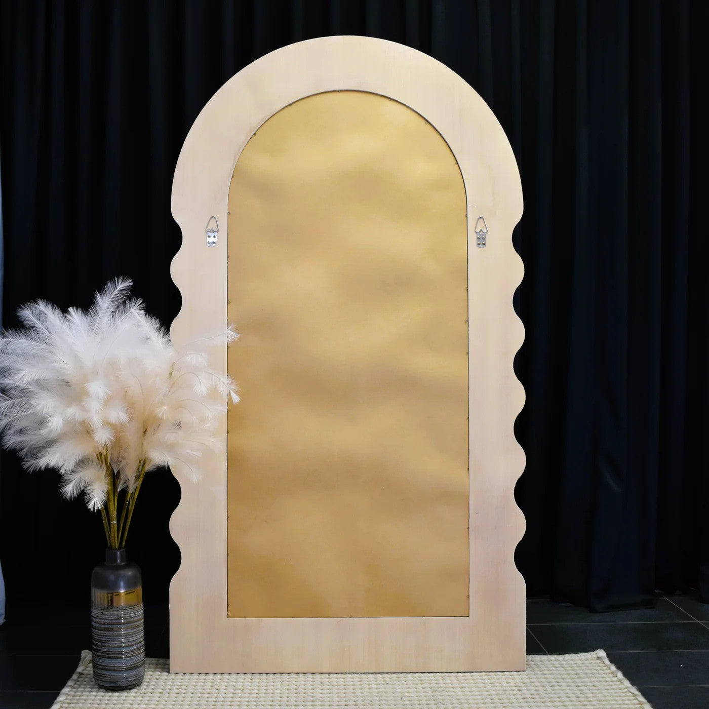 DORRY Wave Arch Mirror  size 183x101cm