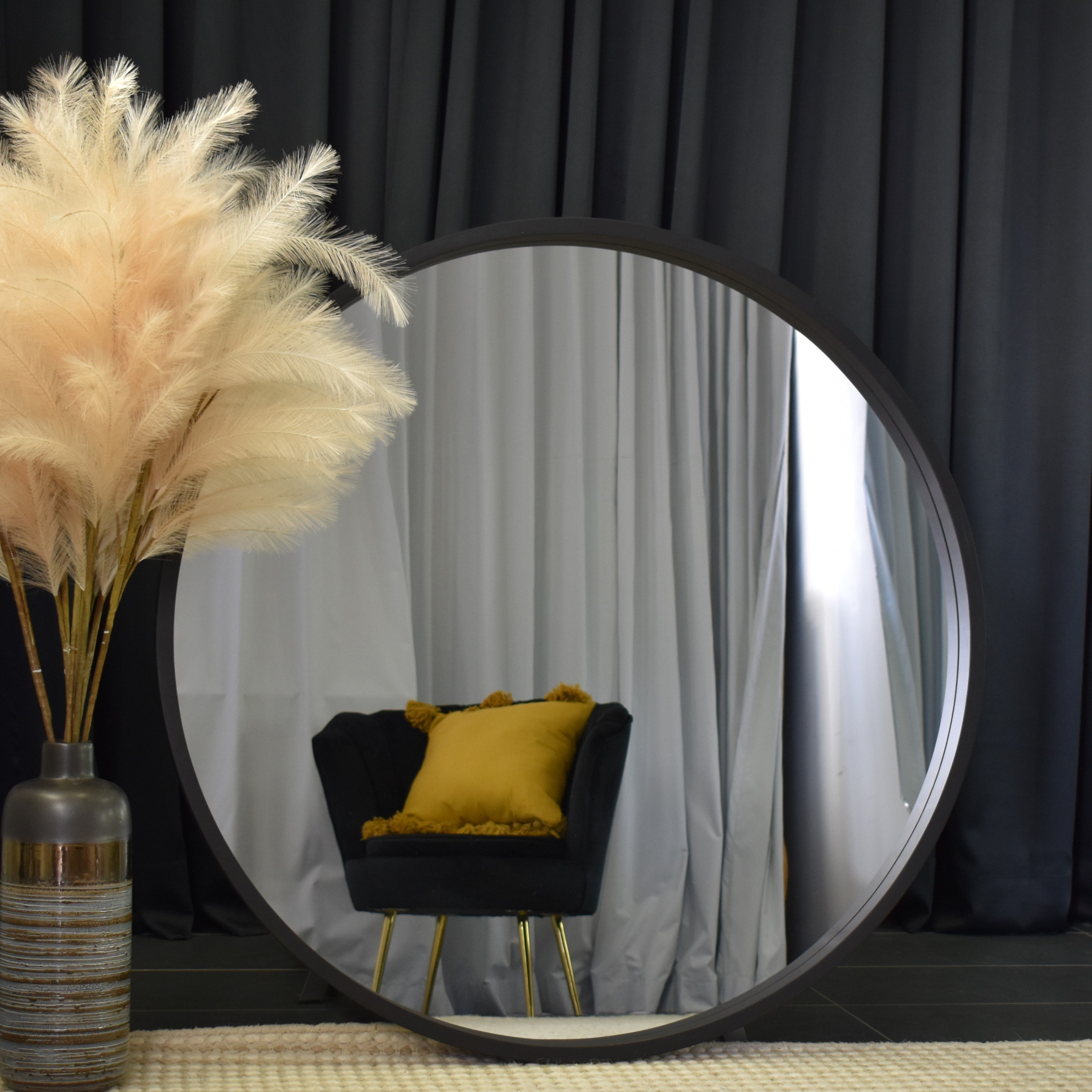 Round Wood Mirror From $88 to $399