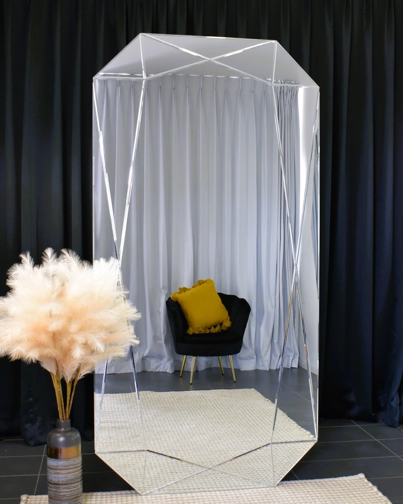 Diamond European Mirror 200x100cm