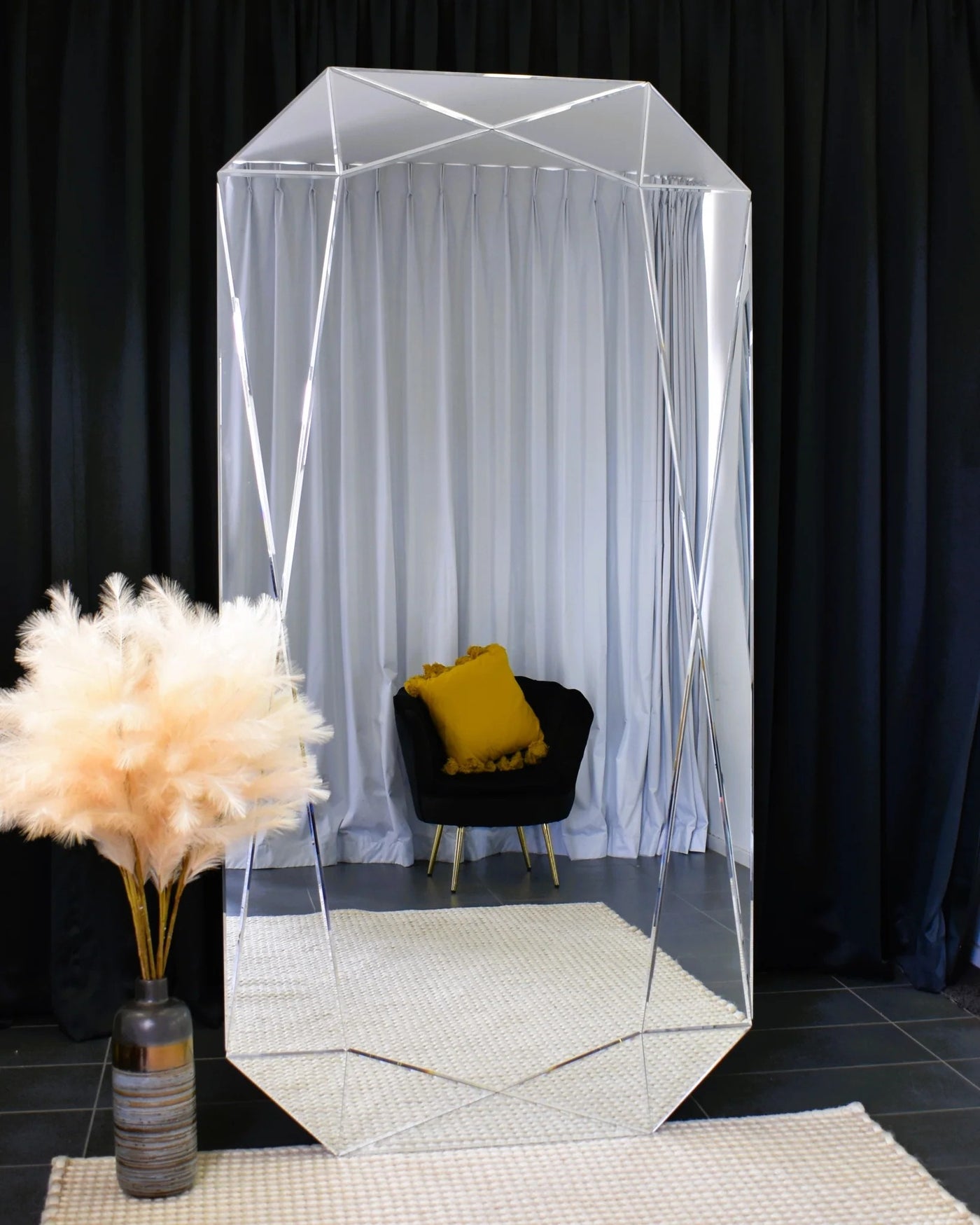 Diamond European Mirror 200x100cm