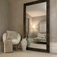 Extra Large Wood Rectangle Mirror