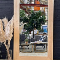 Extra Large Wood Rectangle Mirror