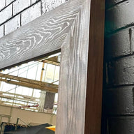 Extra Large Wood Rectangle Mirror