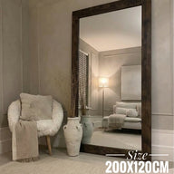 Extra Large Wood Rectangle Mirror
