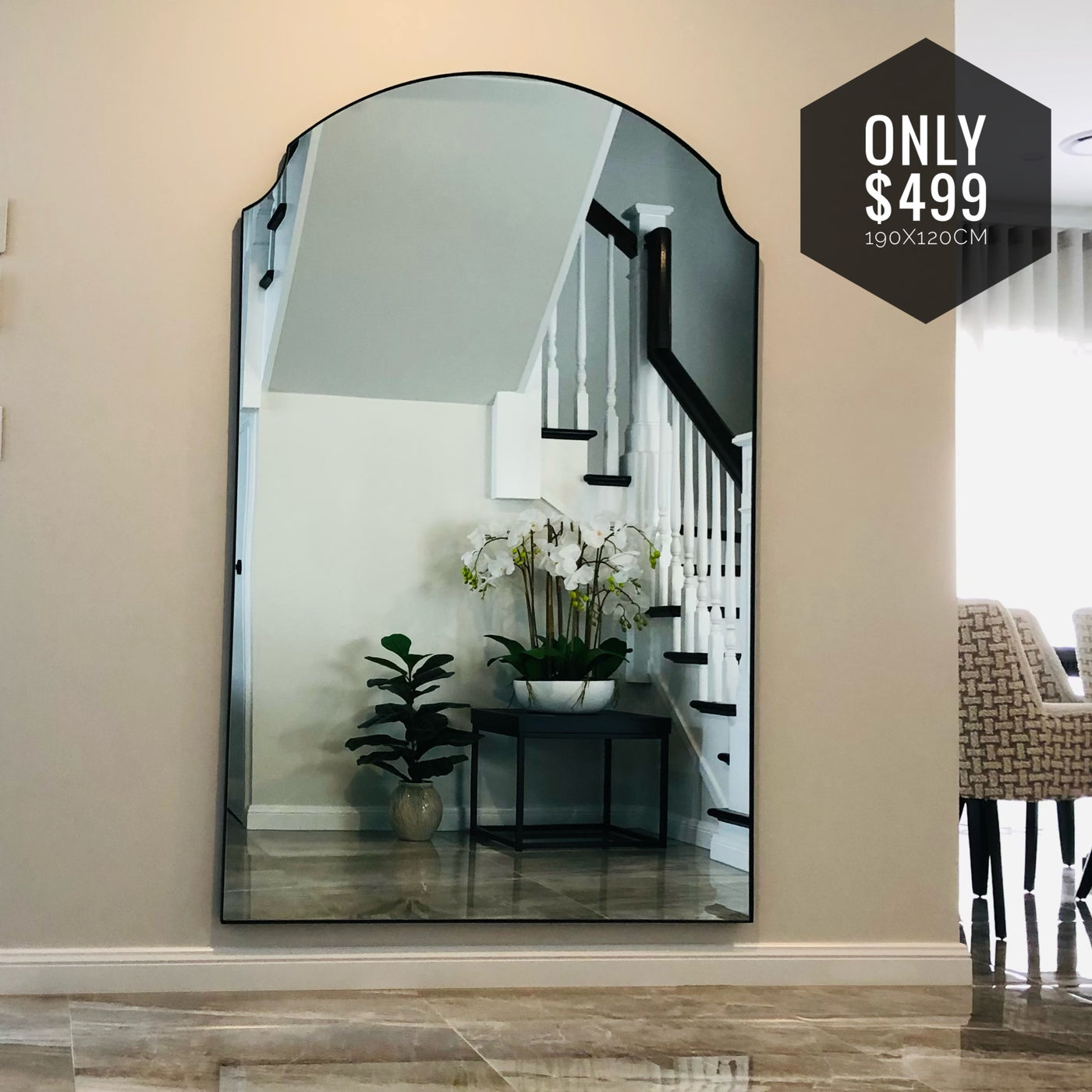 IYLA Oversized Arch Mirror