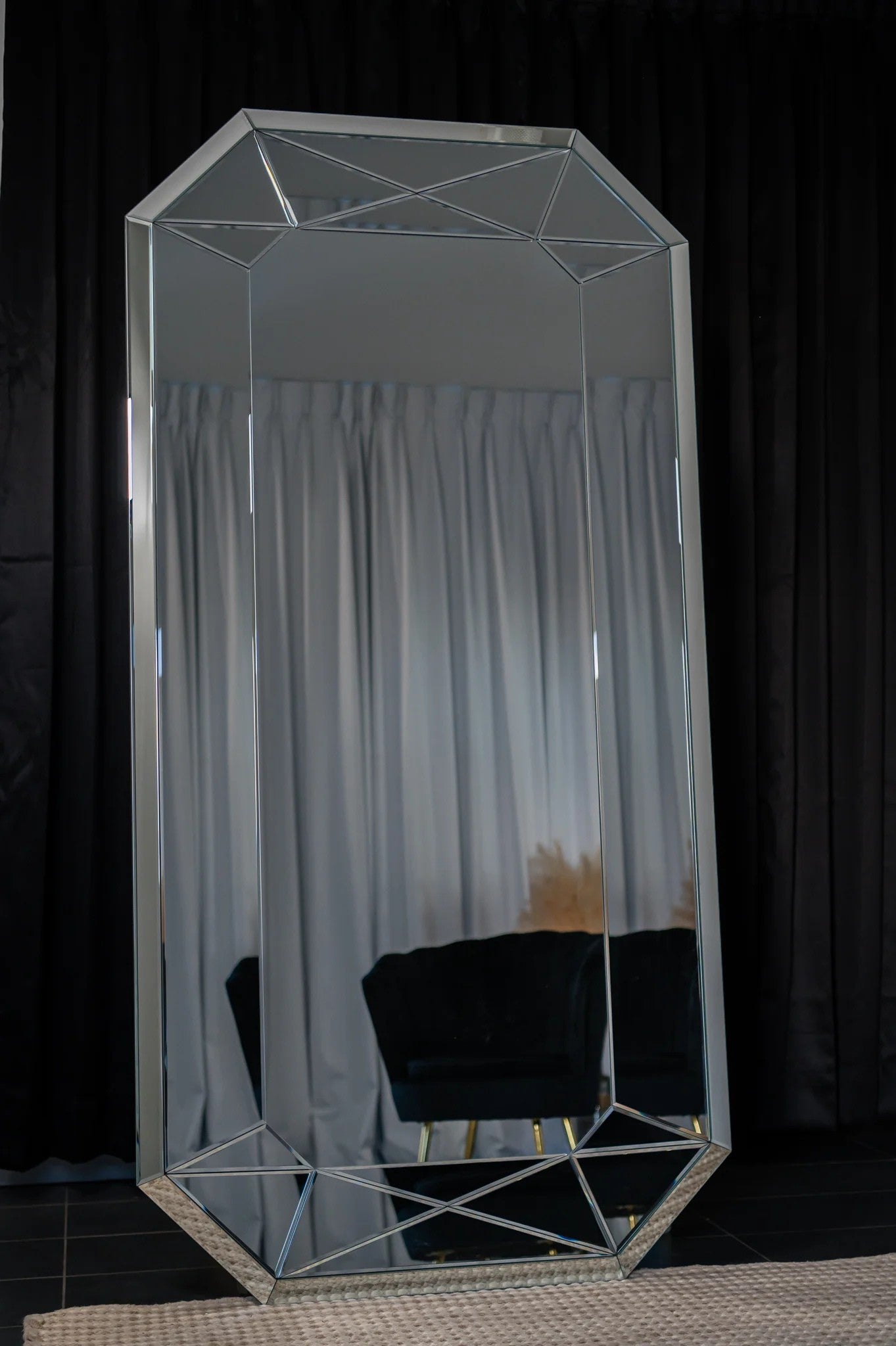 Geo 3D European Mirror size 200x100cm