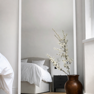 Boxy Large Wood Frame Mirror Size 200x100cm