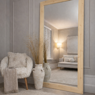 Extra Large Wood Rectangle Mirror