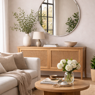 Zora Round Bevel Mirror 100cm ( Pre order only)