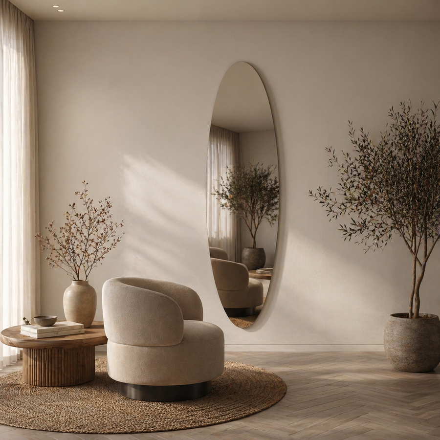 Sculpta Opal Large Mirror 190x60cm