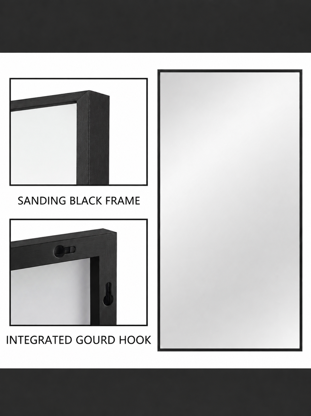 Studio Rectangle Minimalistic Mirror