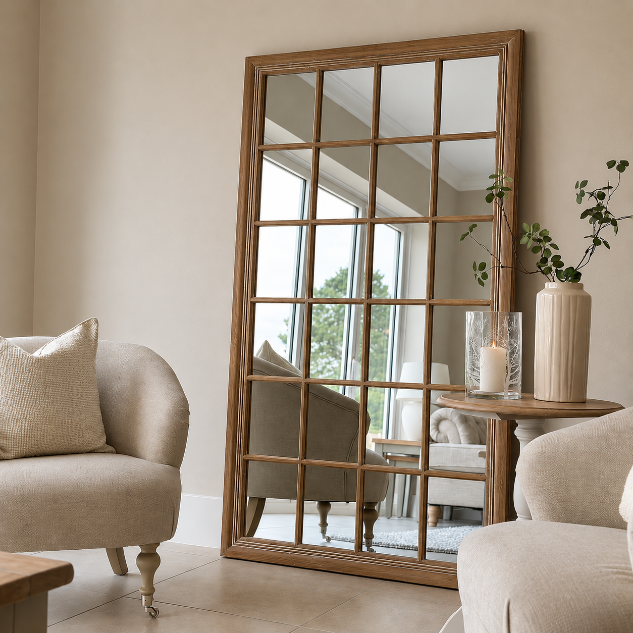 Sasha Hampton Window Large Mirror