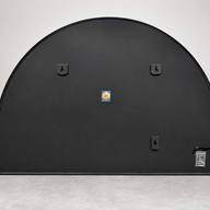 The Noire Arch Mirror | Large Modern Half Arch Wall Mirror