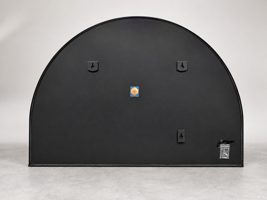 The Noire Arch Mirror | Large Modern Half Arch Wall Mirror