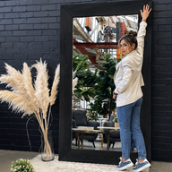 Extra Large Wood Rectangle Mirror