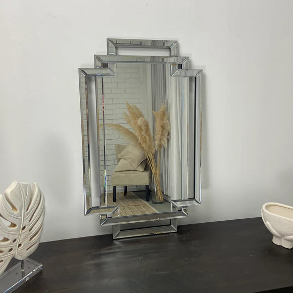 DAISY Art Deco Mirror $249 size 80x50cm Beveled Edges