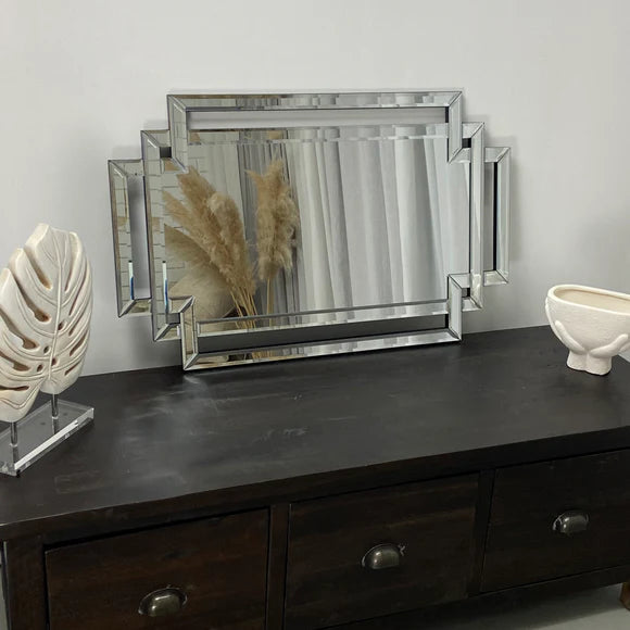 DAISY Art Deco Mirror $249 size 80x50cm Beveled Edges