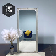 Antique Vienna Baroque Ornate Mirror – Elegant Thin Design Wall Decor