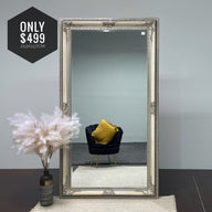 Antique Versace Crackled Mirror