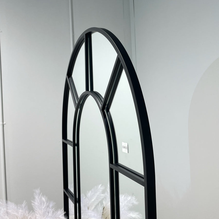 Tribaccan window Large Arch Mirror