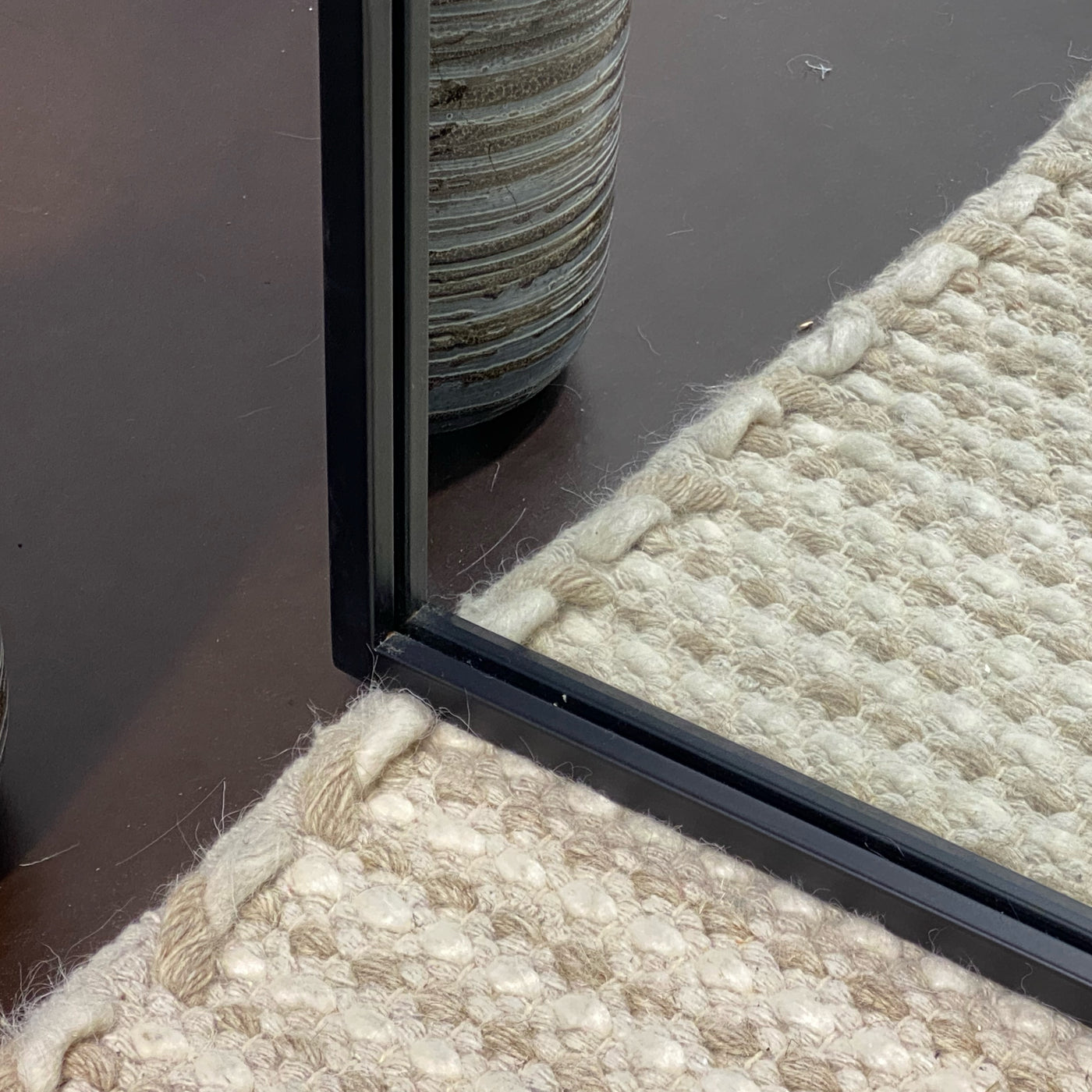 Moon Wide Half Arch Mirror