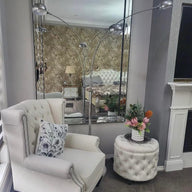 Italian Design Alma large Rectangle Mirror - Size 175x125cm