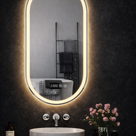 LUVA Pro Oval LED Mirror 120x80cm