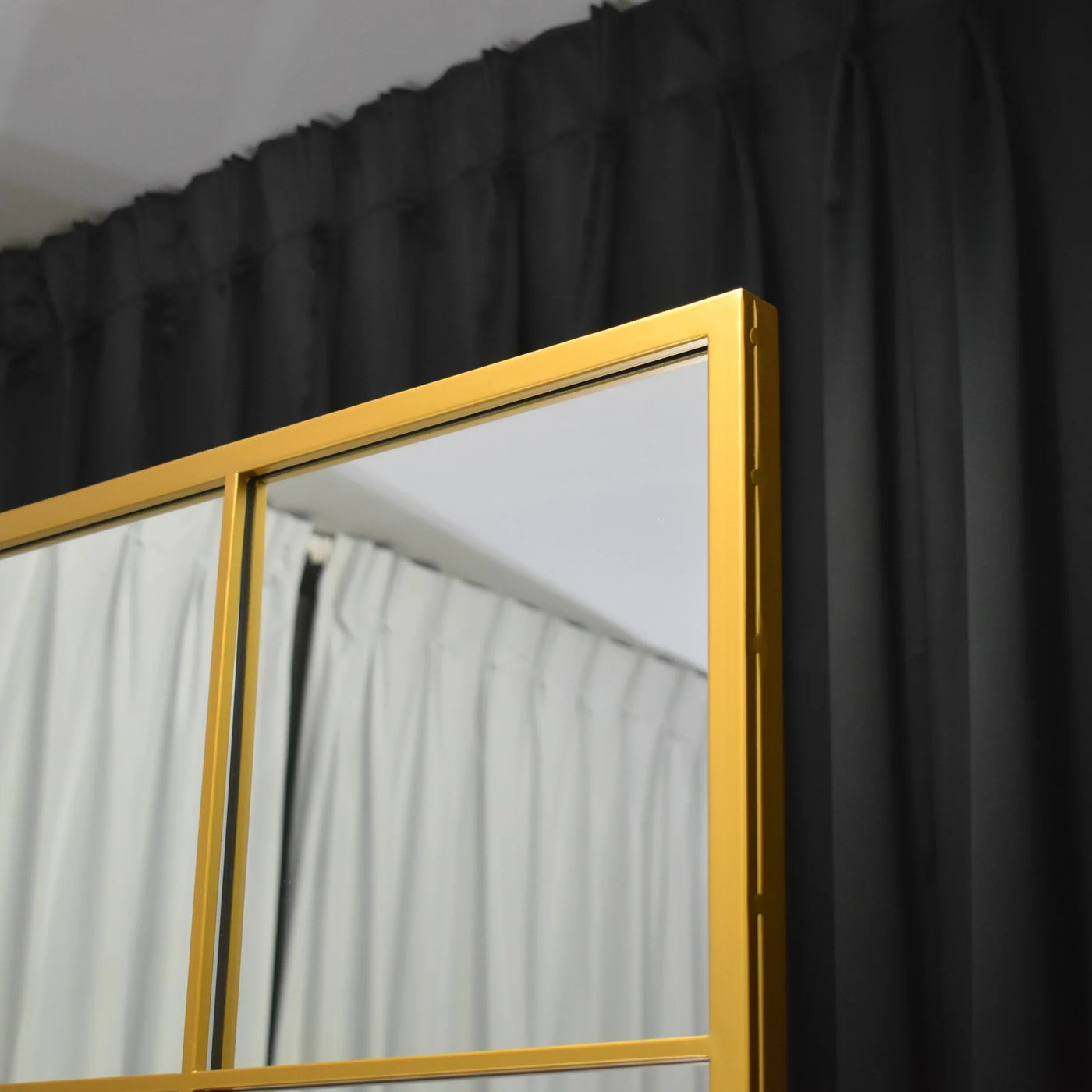 Manhattan Grid Rectangle Large Hampton Mirror