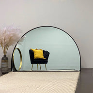 Moon Wide Half Arch Mirror