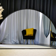 Moon Wide Half Arch Mirror