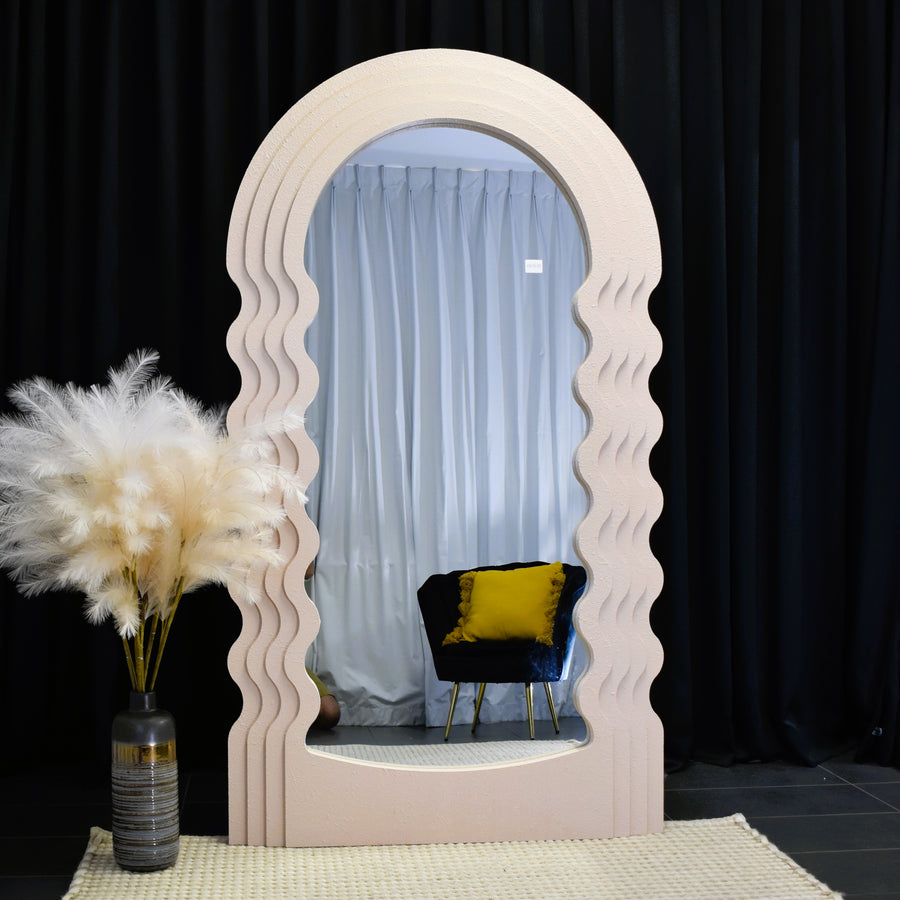 Dorry Wave Hampton Arch Mirror $399 183x101cm