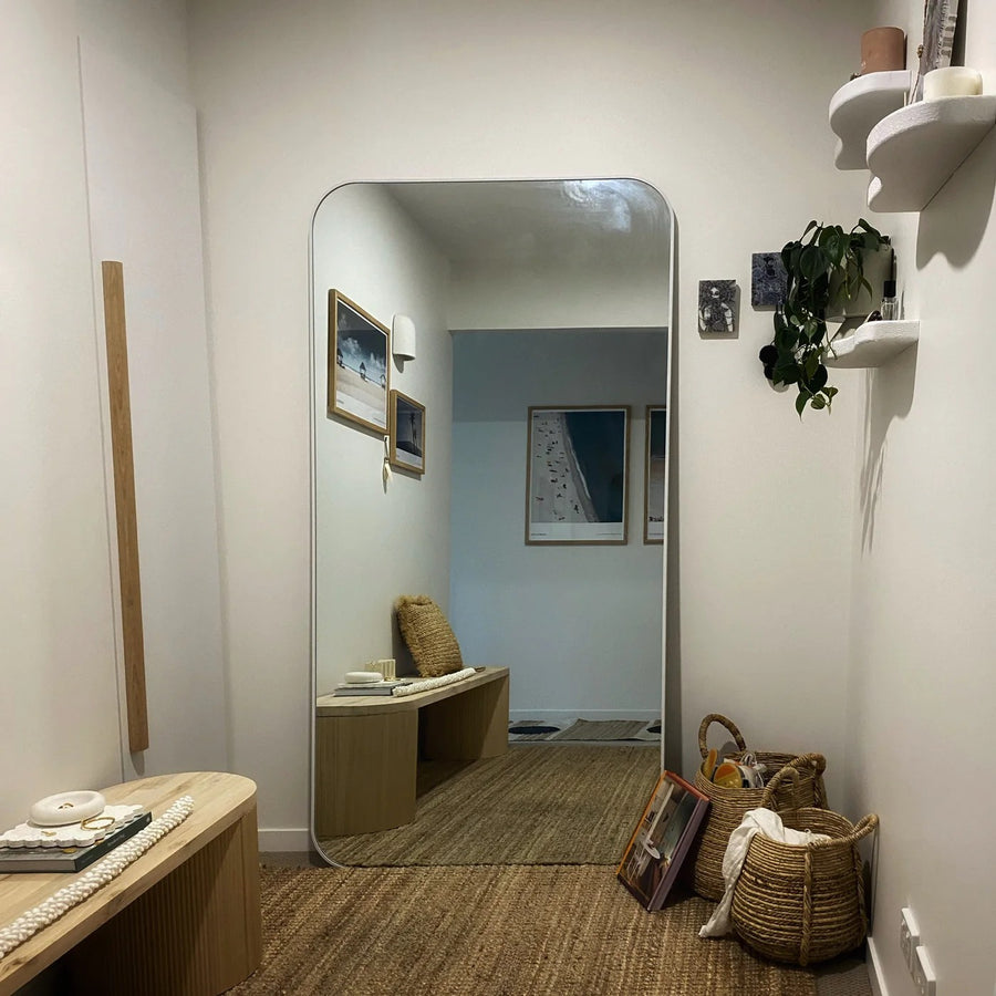 PINNACLE Large Rectangular Curved Mirror