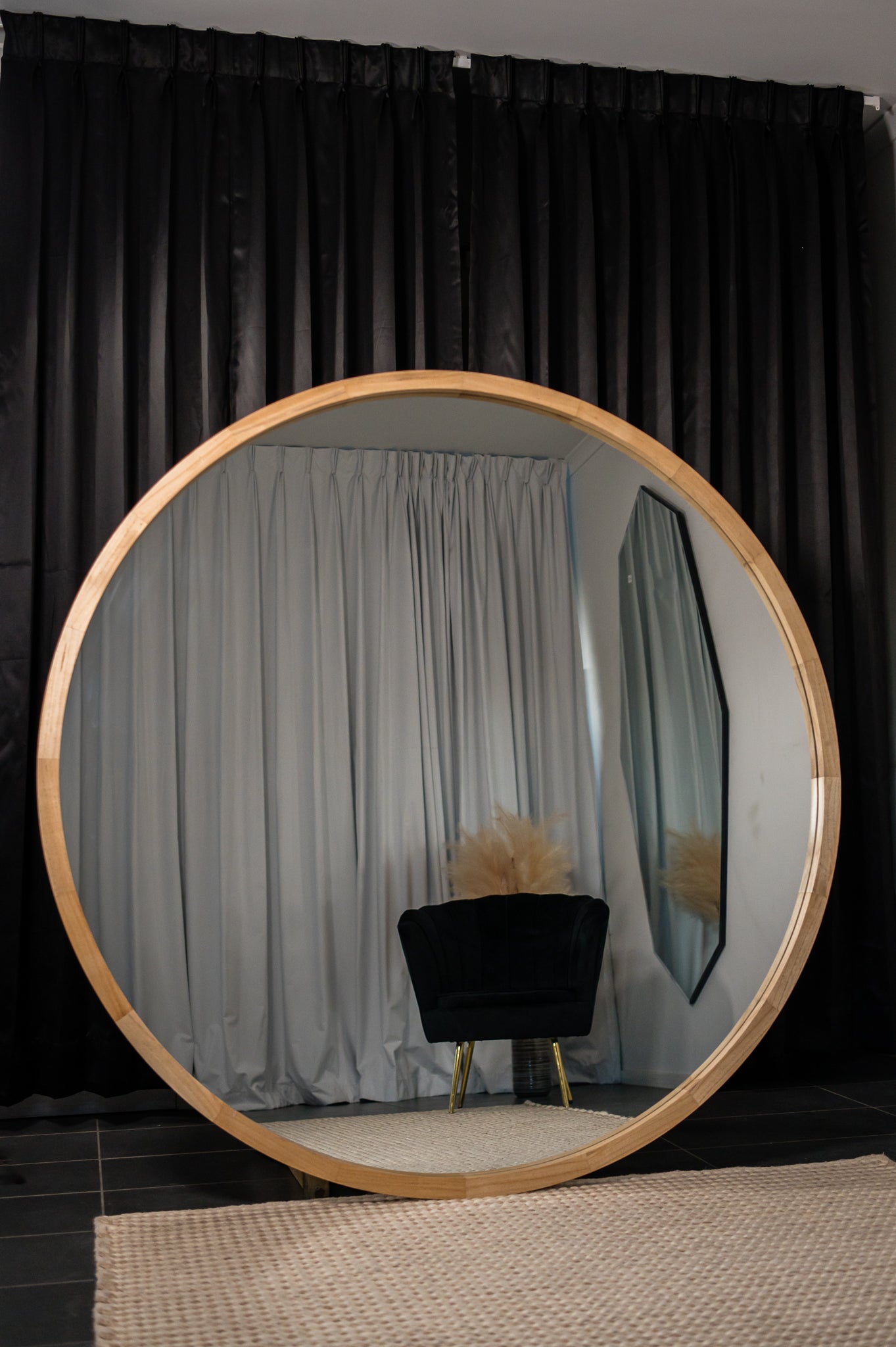 Round Wood Mirror starts $279 120cm - 150cm