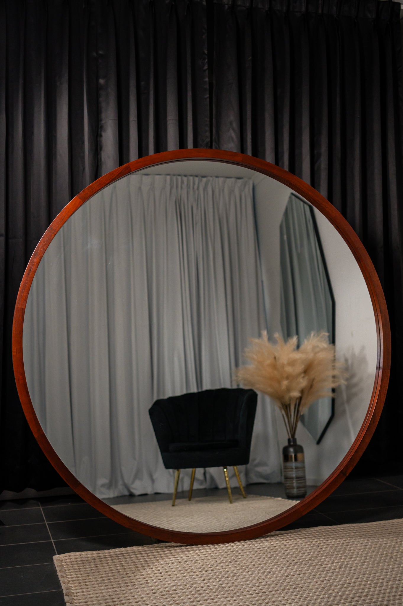 Round Wood Mirror From $88 to $399