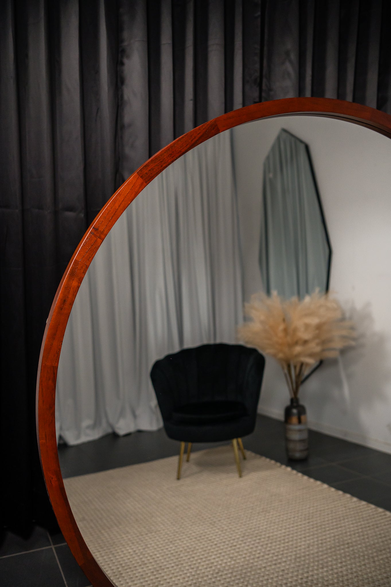 Round Wood Mirror From $88 to $399