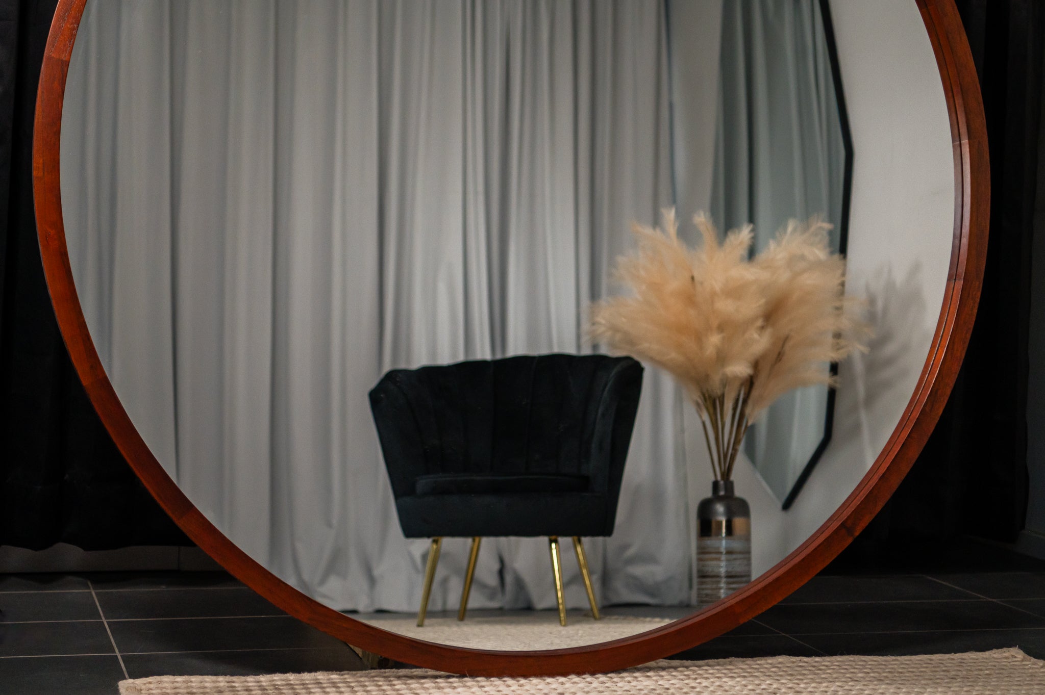 Round Wood Mirror From $88 to $399