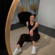 Round Wood Mirror starts $279 120cm - 150cm