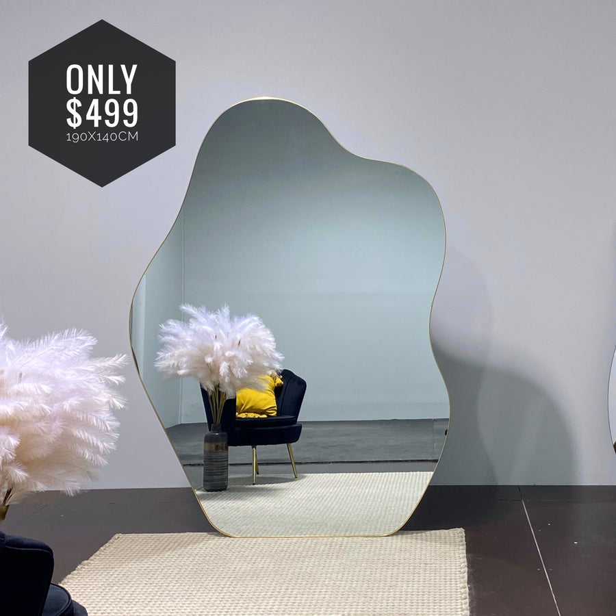 AMIRA Curved Extra Large Irregular Mirror