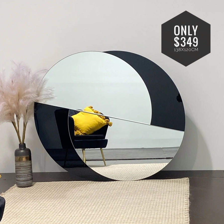 Yin-Yang Round Mirror 138x120cm