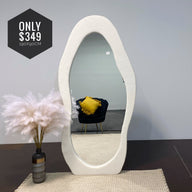Valorie Boucle Irregular Mirror - Size 190x90cm