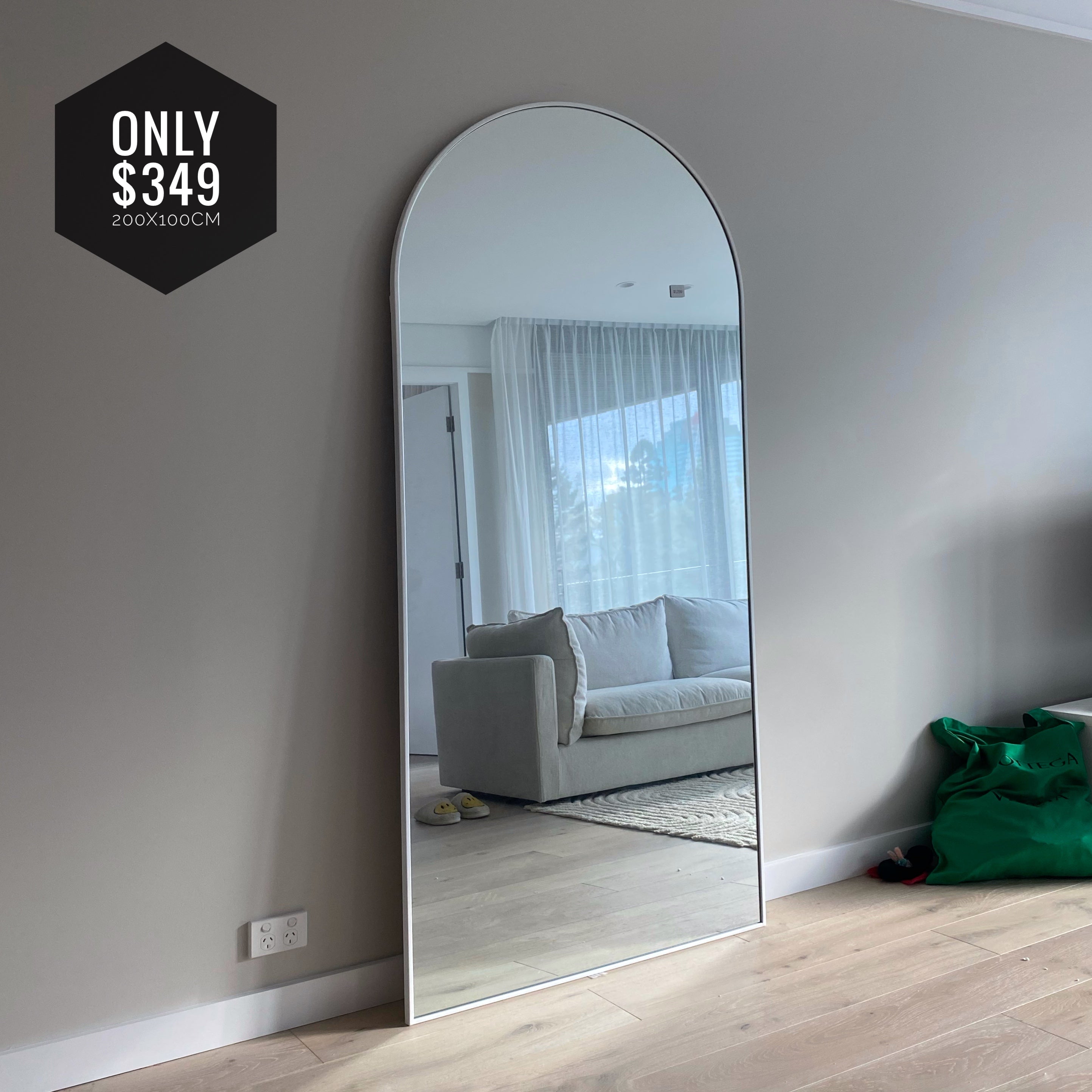 Clover Arch Mirror Minimalist Metal Frame