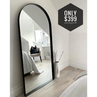 Zenith Minimalist Arch Floor Mirror