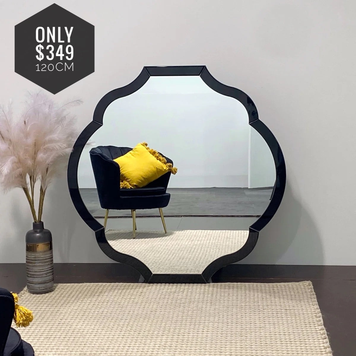 LUNAR Round Large Mirror 120cm