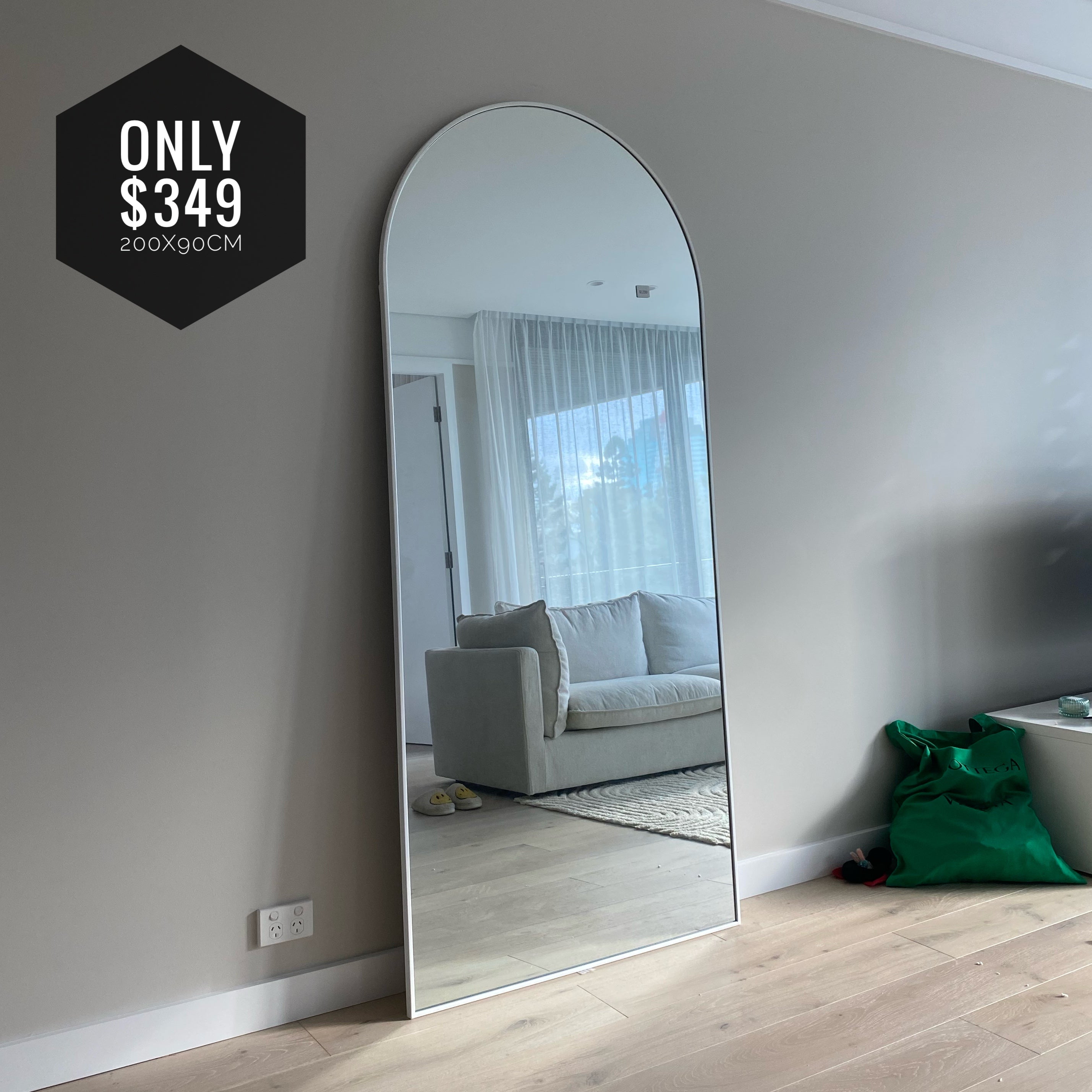 Clover Arch Mirror Minimalist Metal Frame