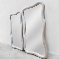 Solace Wavy Mirror – Large Sculptural Floor Mirror 190 × 110cm