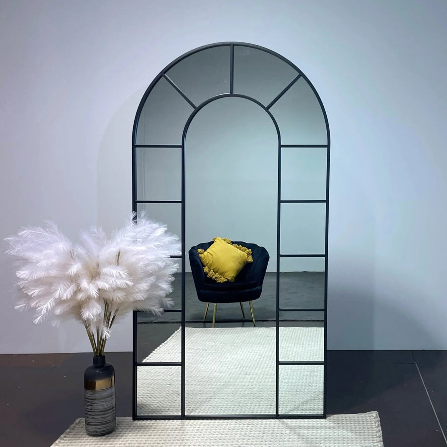 Tribaccan window Large Arch Mirror