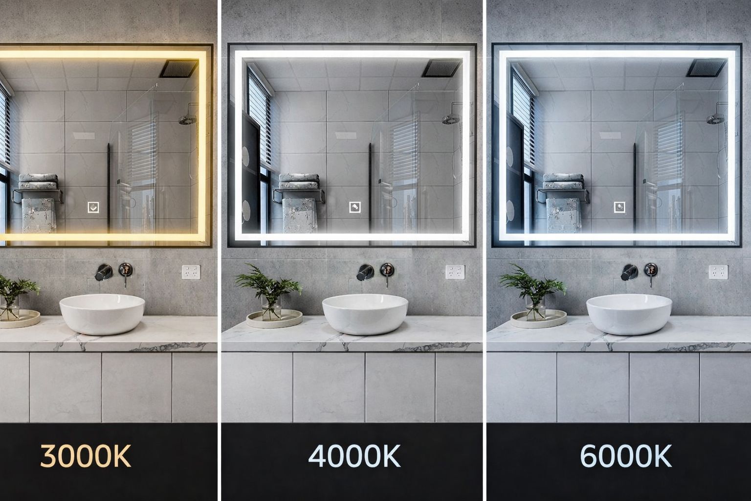 LuxeFrame Pro LED Mirror