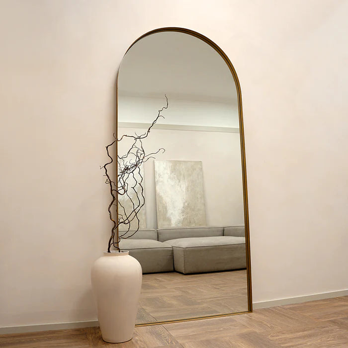Zenith Minimalist Arch Floor Mirror